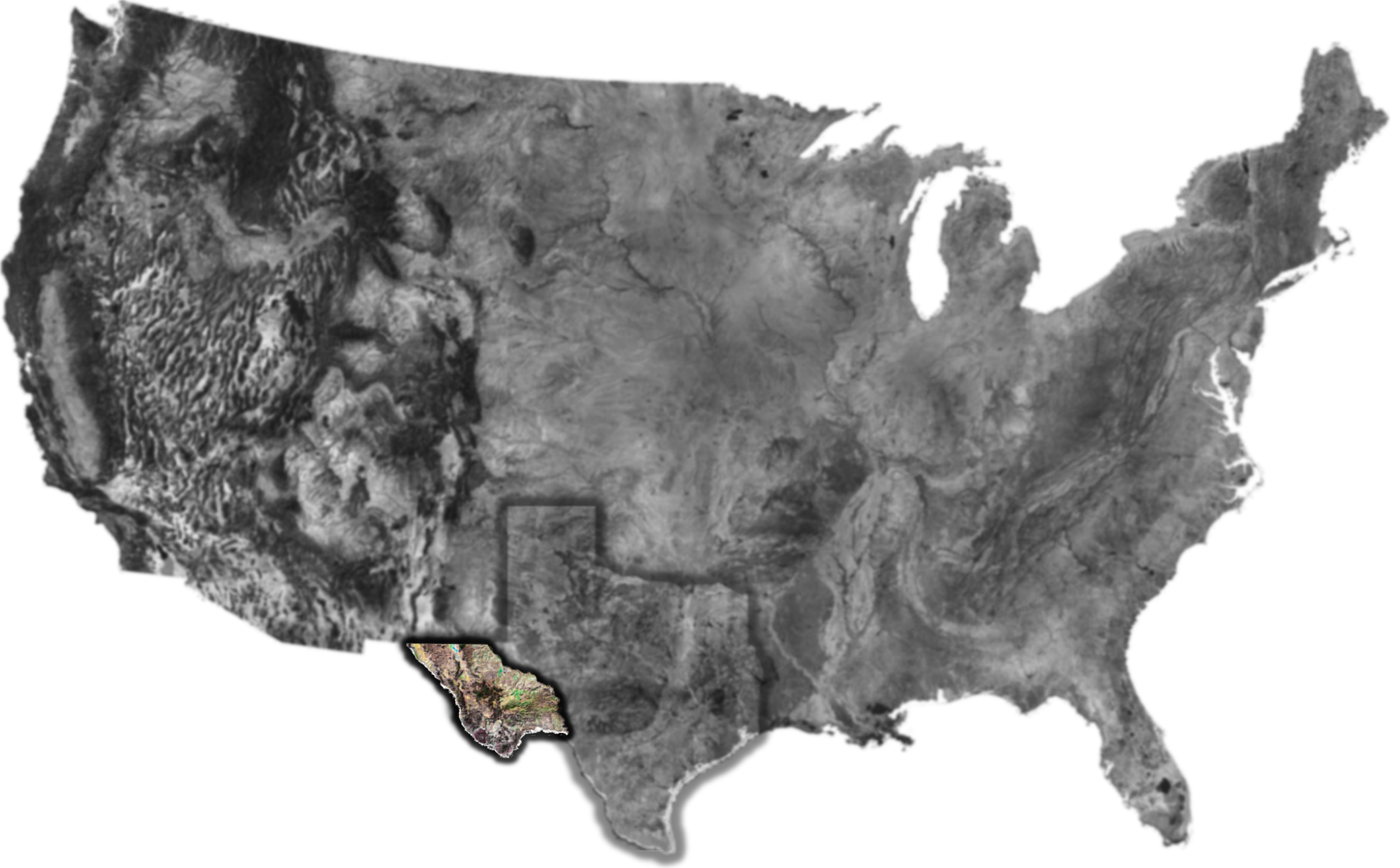 Satellite Picture of United States